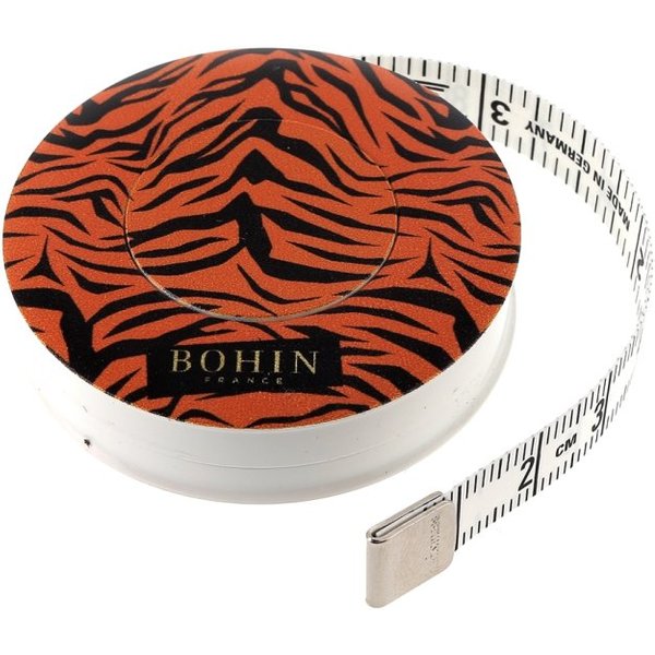 MèTre Ruban Enrouleur Tigre 150 Cm - Bohin - Bohin - Mondial Tissus-image