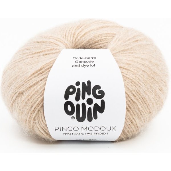 Pelote De Fils à Tricoter Pingo Modoux Taupe - Pingouin - Pingouin - Mondial Tissus-image
