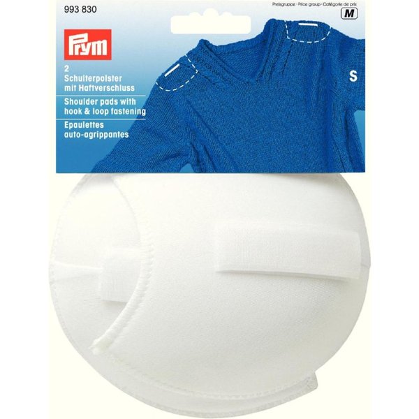 ÉPaulettes "Raglan" Auto-Agrippantes Taille S, Blanc - Prym - Mondial Tissus-image