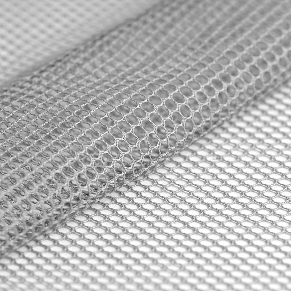 Tissu Filet Mesh Gris Clair - Mondial Tissus-image