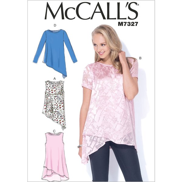 Patron Mccall's 7327A5 Patron De Hauts AsyméTriques - Femme 34-42 - Mccall's - Mondial Tissus-image