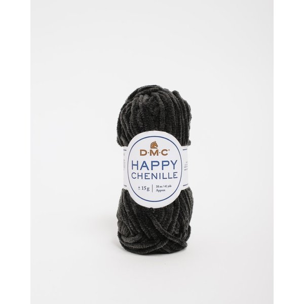 Pelote De Fil à Tricoter Happy Chenille Noir N°22 - Dmc - Dmc - Mondial Tissus-image