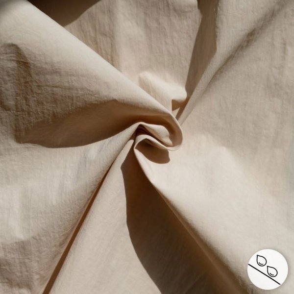 Tissu DéPerlant Uni Beige - Mondial Tissus-image