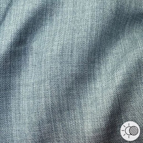 Tissu Obscurcissant Clide Bleu Grande Largeur - Mondial Tissus-image