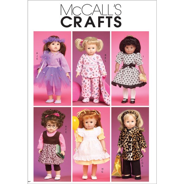 Patron Mccall's 6005OS VêTements Et Accessoires Pour PoupéEs - Mccall's - Mondial Tissus-image