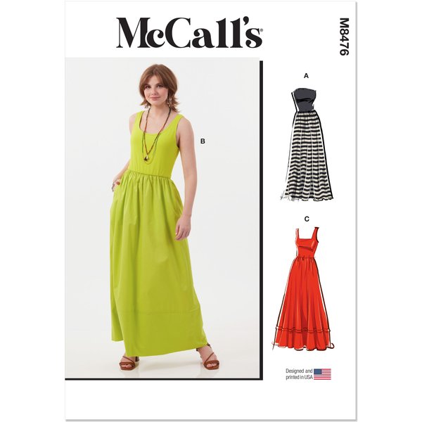 Patron Mc Call's M8476H5 Robe Du 34 Au 42 - Mccall's - Mondial Tissus-image
