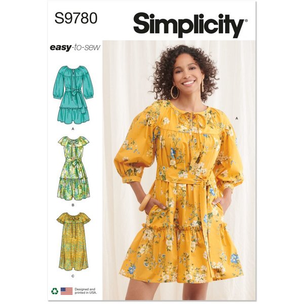 Patron Simplicity S9780.U5 - Robe 44 - 52 - Simplicity - Mondial Tissus-image