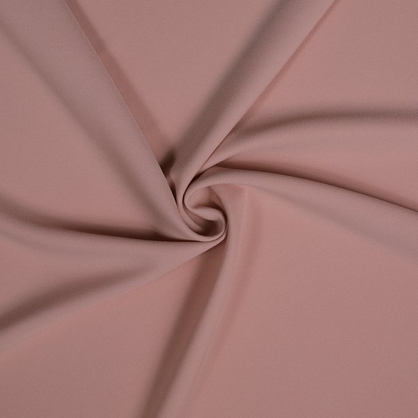 Tissu CrêPe Uni Suzy Rose Clair - Mondial Tissus-image