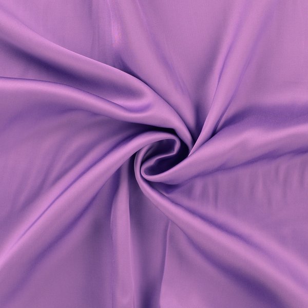 Tissu Satin De Viscose Uni Parme - Mondial Tissus-image