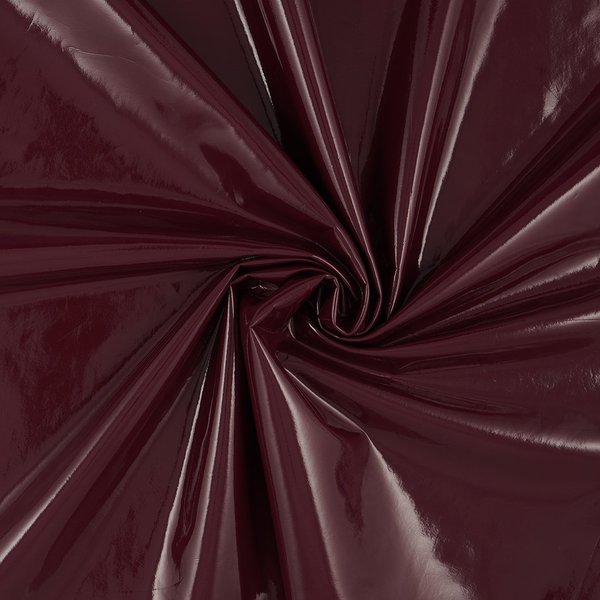 Tissu Vinyle Uni Bordeaux - Mondial Tissus-image