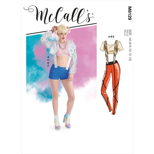 Patron Mccall's 8129E5 Costume Comics Du 42-50 - Mccall's - Mondial Tissus-image