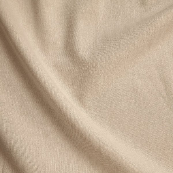 Tissu Chambray Coton MéLangé Recyclé Beige - Mondial Tissus-image