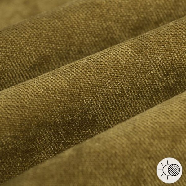 Tissu Obscurcissant Chenille Qatar Moutarde - Mt - Mondial Tissus-image