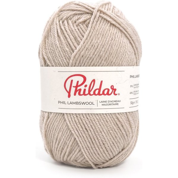 Pelote De Fil à Tricoter Lambswool Beige Chiné - Phildar - Phildar - Mondial Tissus-image