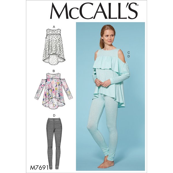 Patron Mc Call's M7691OZS Top Femme 36-38 - Mccall's - Mondial Tissus-image