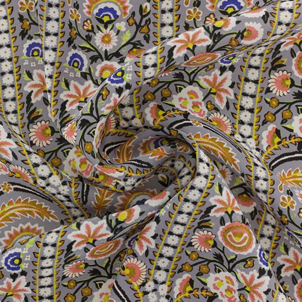 Tissu Liberty Soie CrêPe Fleurs - Liberty - Mondial Tissus-image