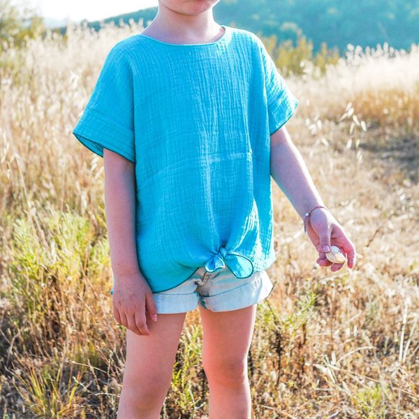 Patron Peony Tee Shirt Ou Blouse Enfant 3Ans -12 Ans - Ikatee - Ikatee - Mondial Tissus-image