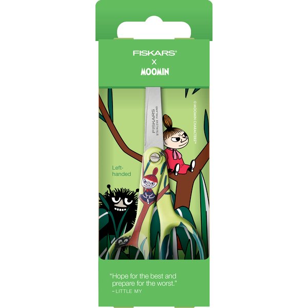 Ciseaux éDition SpéCiale X Moomin Gaucher 13 Cm Vert - Fiskars - Fiskars - Mondial Tissus-image
