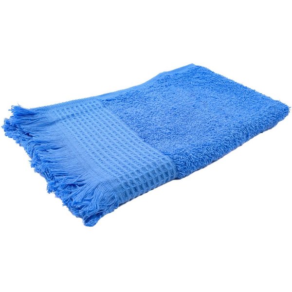 Serviette Invité éPonge Abeille 30X50Cm Bleu - Mt - Mondial Tissus-image