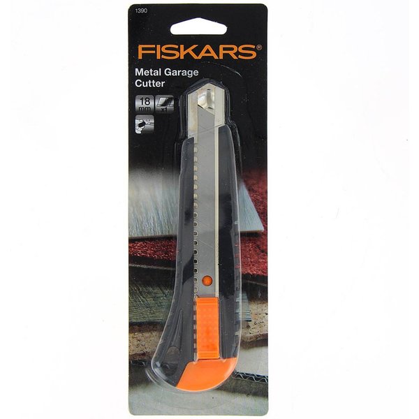 Cutter ProtèGe-Lame 18 Mm Noir - Fiskars - Fiskars - Mondial Tissus-image
