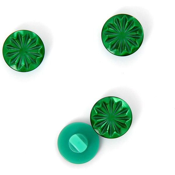 Boutons à Queue Forme PéTale Vert 15 Mm Mt - Mt - Mondial Tissus-image