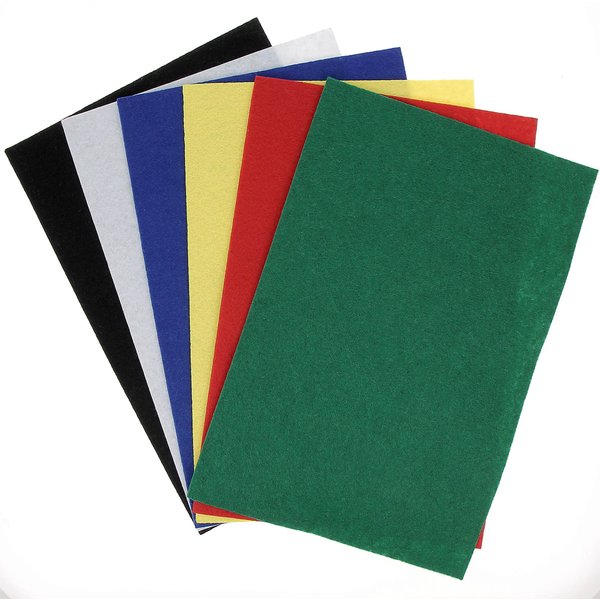 Pack De 6 Feuilles De Feutrine 20 X 30 Cm - MT - Mondial Tissus-image