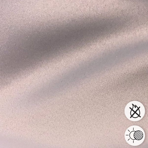 Tissu Obscurcissant Non Feu Ford Gris Souris - Mondial Tissus-image