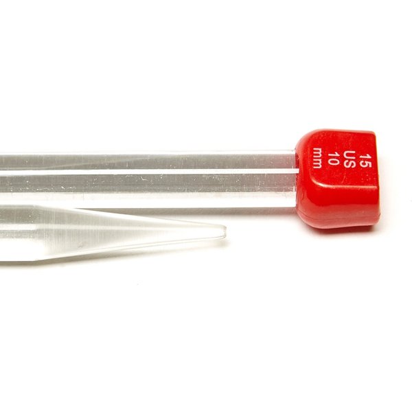Aiguilles Tricot Plastique 35 Cm / N°10 - Bohin - Mondial Tissus-image