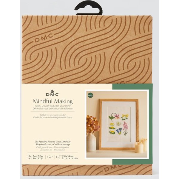 Kit DMC Mindful Broderie Point De Croix Cueillette Sauvage - DMC - Mondial Tissus-image