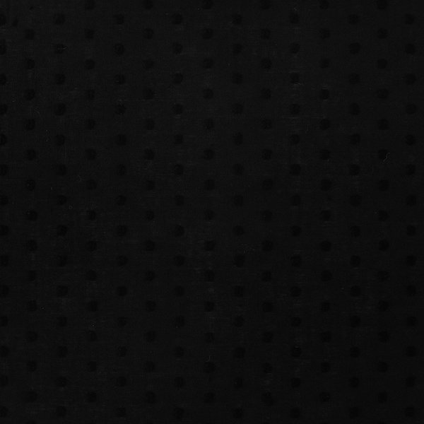 Tissu Voile Plumetis Noir - Mondial Tissus-image