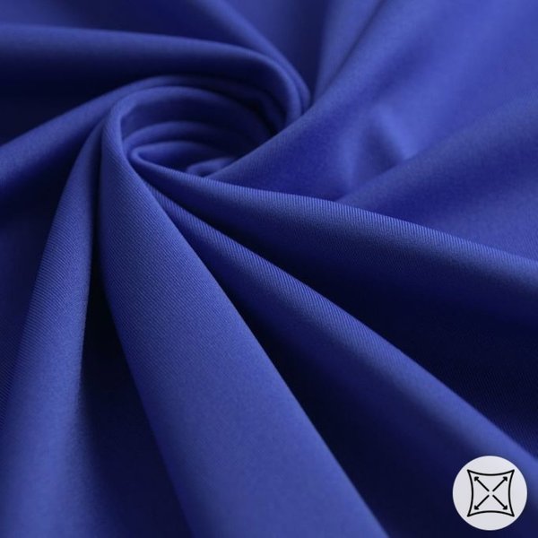 Tissu Maillot De Bain Uni Bleu - Mondial Tissus-image