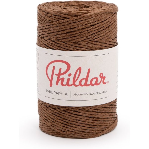 Pelote Phil Raphia Chocolat Phildar - Phildar - Mondial Tissus-image