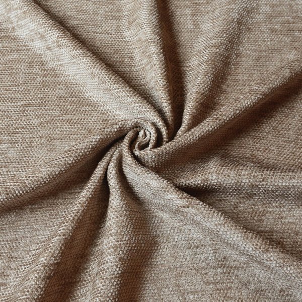 Tissu Velours Chenille Taupe Qualité SièGe - Mondial Tissus-image