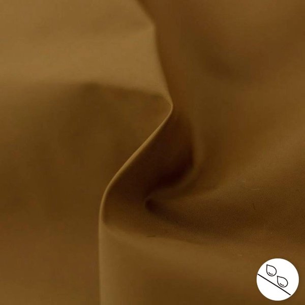 Toile Technique LéGèRe Camel/Ocre DéPerlante Anti-Duvet - Origine ArdèChe - Mondial Tissus-image