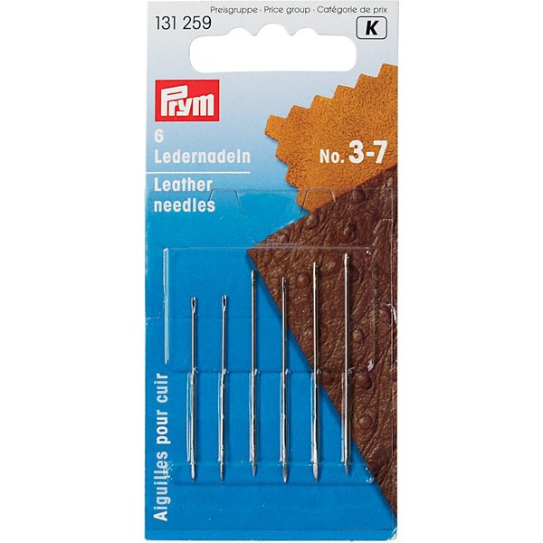 Aiguilles Cuir Avec Pointe Triangulaire - Prym - Mondial Tissus-image
