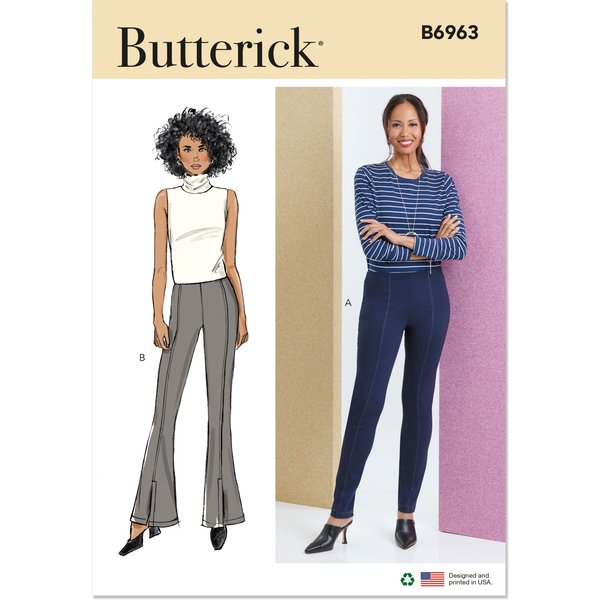 Patron Butterick B6963P5 Pantalon Femme 40-48 - Butterick - Mondial Tissus-image