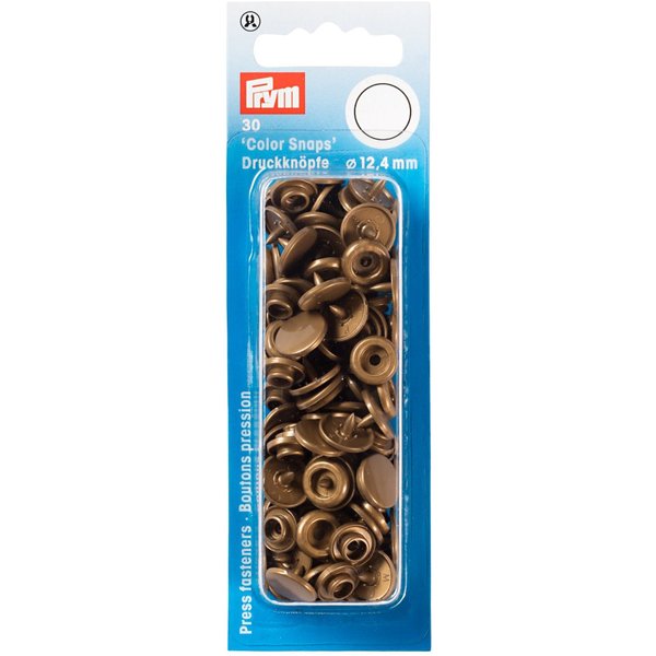 Boutons-Pression Color Snaps Or 12.4 Mm - Prym - Mondial Tissus-image