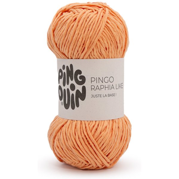 Pelote Pingo Raphia Like Peach Pingouin - Pingouin - Mondial Tissus-image