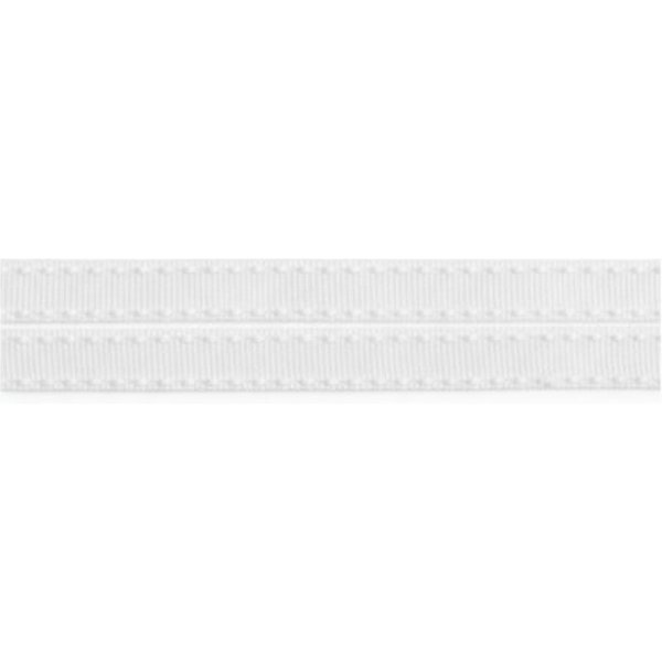 Ruban Blanc Surpiqué 10 Mm X 3 M - Récréatys - Mondial Tissus-image
