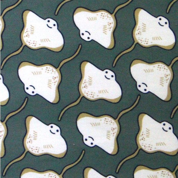 Tissu Cretonne D Coton Anthracite à Motifs Raies - Domotex - Mondial Tissus-image