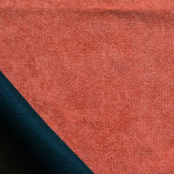 Tissu Thermique Obscurcissant Phonique Envers Polaire Terracota - Mondial Tissus-image