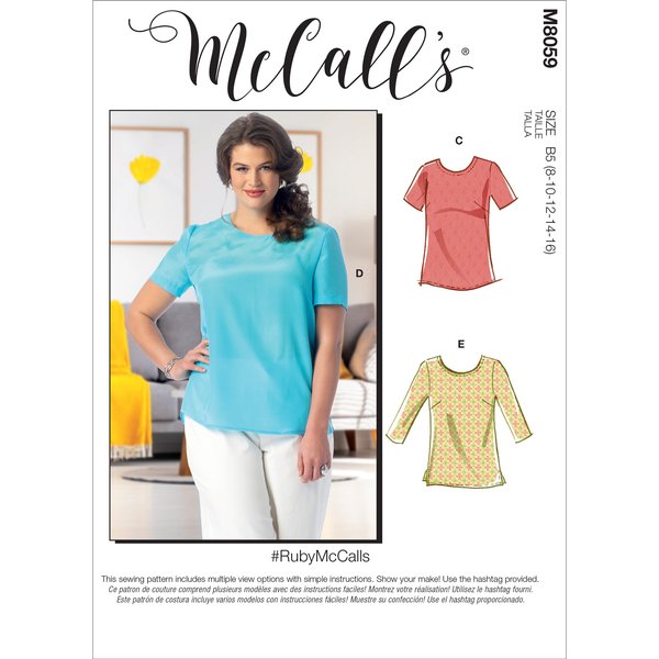 Patron Mccall's 8059B5 Combinaison Femme Rubymccalls - Learn To Sew Patterns - Du 36 Au 44 - Mccall's - Mondial Tissus-image