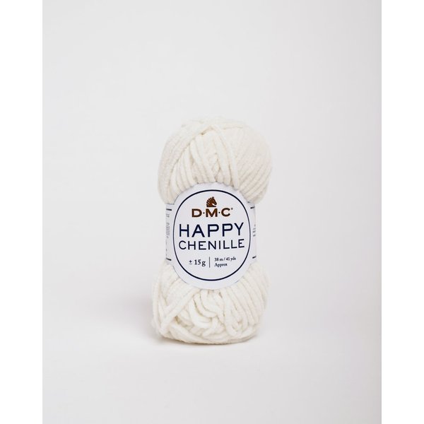 Pelote De Fil à Tricoter Happy Chenille éCru N°21 - Dmc - Dmc - Mondial Tissus-image