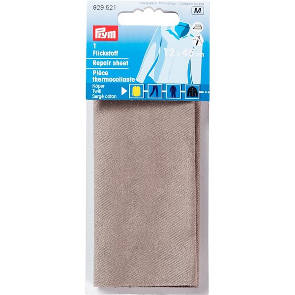 PièCe Thermocollante En Sergé 12 X 45Cm, Gris - Prym - Mondial Tissus-image