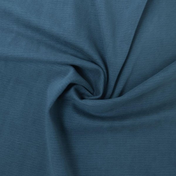 Tissu Jegging Coton Polyester Bleu Moyen - Mondial Tissus-image