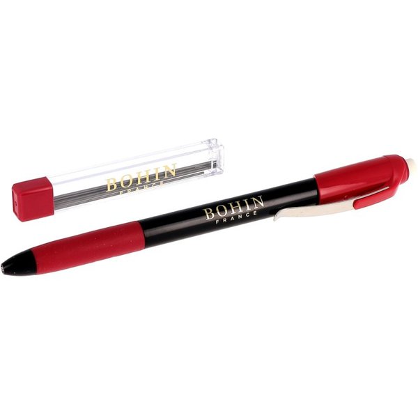 Crayon Craie Porte Mine 0.9Mm Noir - Bohin - Bohin - Mondial Tissus-image