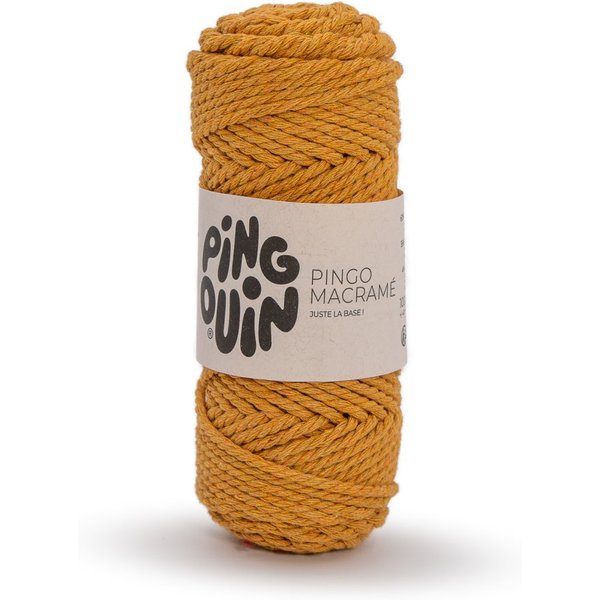 Pelote Pingo Macramé Curcuma Pingouin - Pingouin - Mondial Tissus-image
