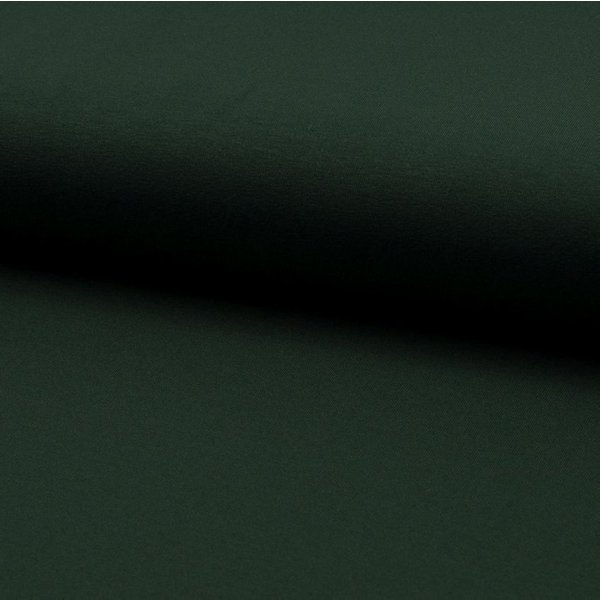 Maille Jersey Viscose Stretch Lourd Uni Vert Bouteille - Mondial Tissus-image