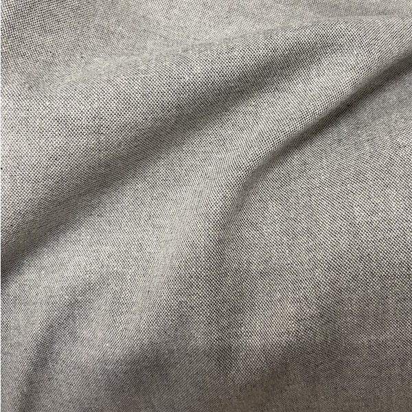 Tissu Chambray Coton MéLangé Recyclé Gris Chiné - Mondial Tissus-image