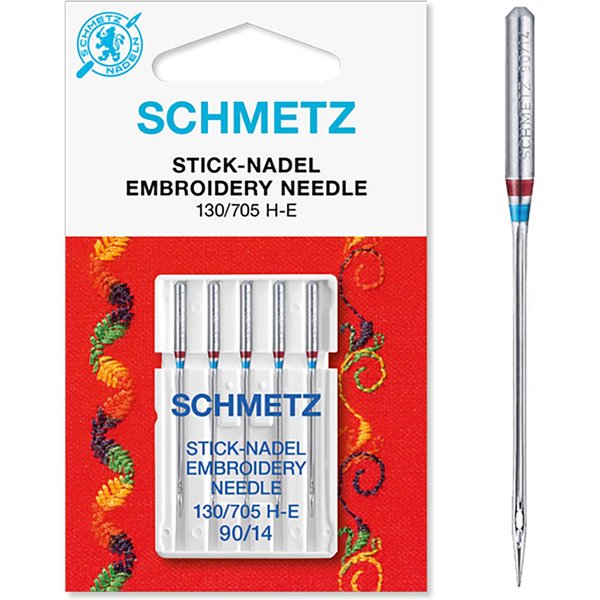 Aiguilles Machine Schmetz Universelles Broderie 90 - Blister De 5 - Schmetz - Mondial Tissus-image